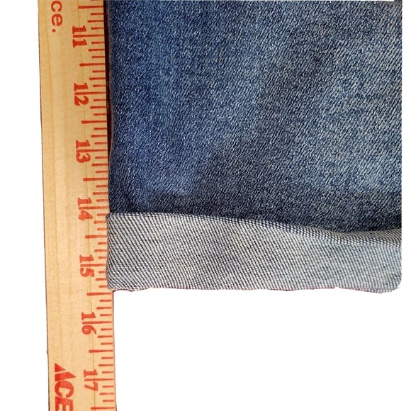 Wax Jean Collection Juniors 3XL Blue Jean Denim Stretch Booty Shorts 35" Waist - Picture 12 of 12